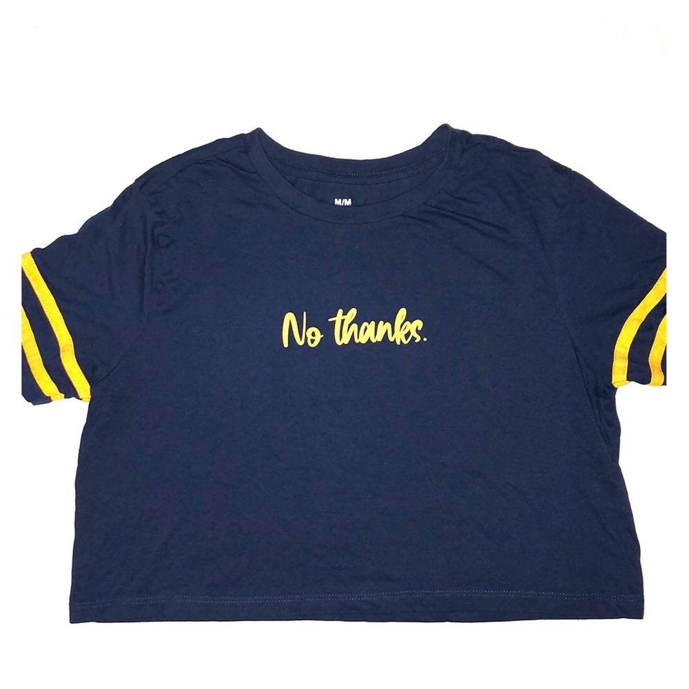NO THANKS tee
